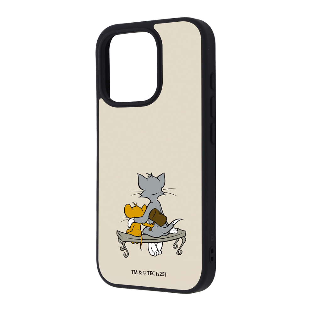 iPhone 16 Pro トムとジェリー / maru 衝撃吸収 バンパー ハイブリッドケース/ハンマー_2