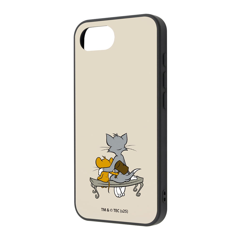 iPhone 16e トムとジェリー / maru 衝撃吸収 バンパー ハイブリッドケース/ハンマー_2