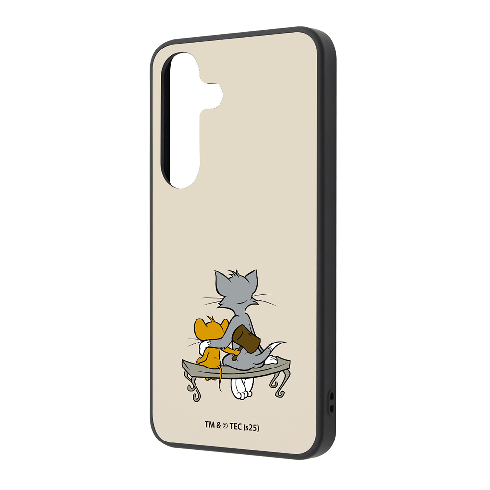 Galaxy S25 トムとジェリー / maru 衝撃吸収 バンパー ハイブリッドケース/ハンマー_2