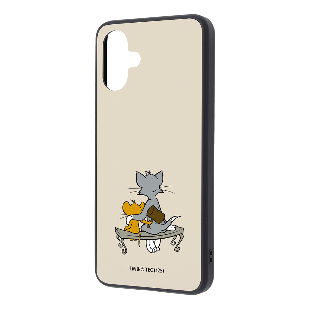 Galaxy A25 5G トムとジェリー / maru 衝撃吸収 バンパー ハイブリッドケース/ハンマー_2
