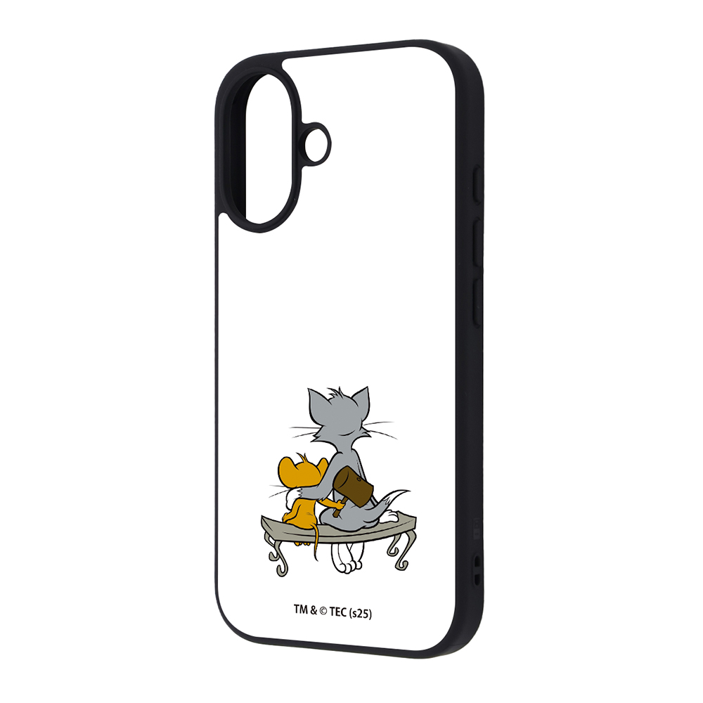iPhone 16 トムとジェリー / maru 衝撃吸収 バンパー ハイブリッドケース/ハンマー_3