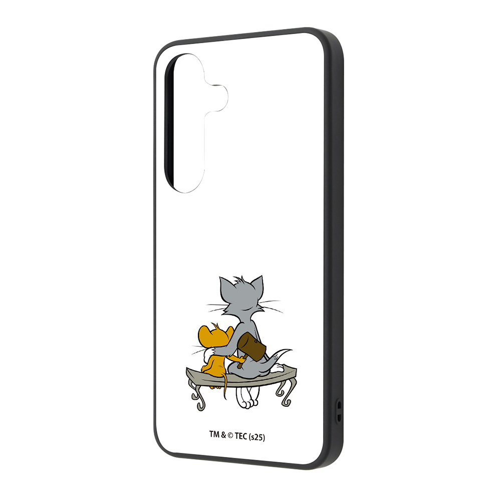 Galaxy S25 トムとジェリー / maru 衝撃吸収 バンパー ハイブリッドケース/ハンマー_3