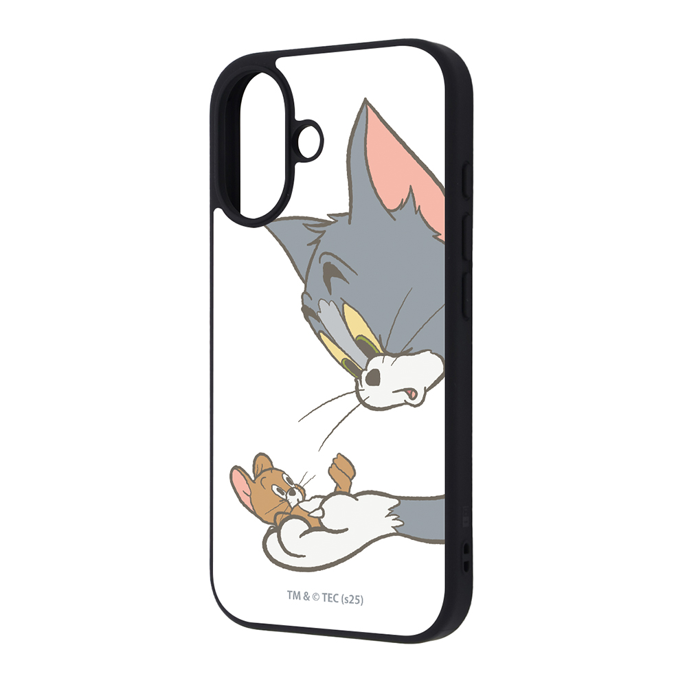 iPhone 16 トムとジェリー / maru 衝撃吸収 バンパー ハイブリッドケース/トムとジェリー_キャッチ_2