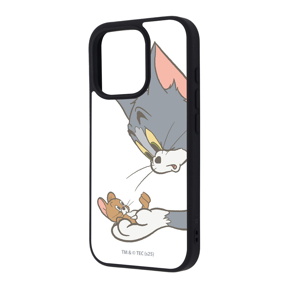iPhone 16 Pro トムとジェリー / maru 衝撃吸収 バンパー ハイブリッドケース/トムとジェリー_キャッチ_2