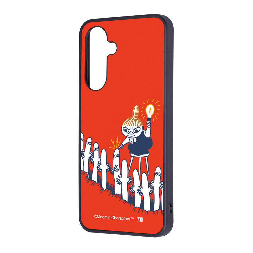 Galaxy A36 5G ムーミン / maru 衝撃吸収 バンパー ハイブリッドケース/リトルミイとニョロニョロ