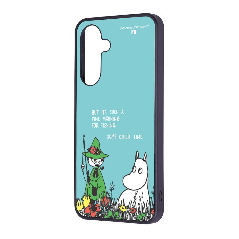 Galaxy A36 5G ムーミン / maru 衝撃吸収 バンパー ハイブリッドケース/ムーミン＆スナフキン