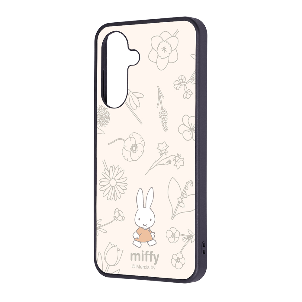 Galaxy A36 5G ミッフィー / maru 衝撃吸収 バンパー ハイブリッドケース/フラワー