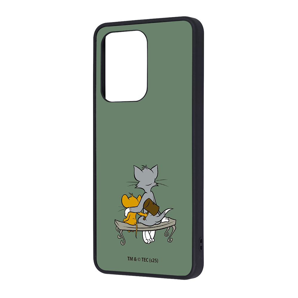 OPPO Reno13 A トムとジェリー / maru 衝撃吸収 バンパー ハイブリッドケース/トムとジェリー_ハンマー