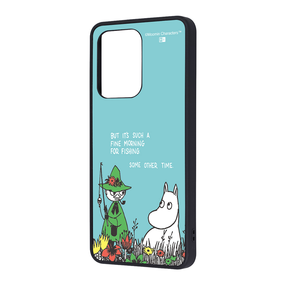 OPPO Reno13 A ムーミン / maru 衝撃吸収 バンパー ハイブリッドケース/ムーミン＆スナフキン