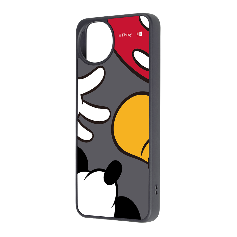 AQUOS wish5 ディズニー / maru 衝撃吸収 バンパー ハイブリッドケース/ミッキーマウスカラー_1