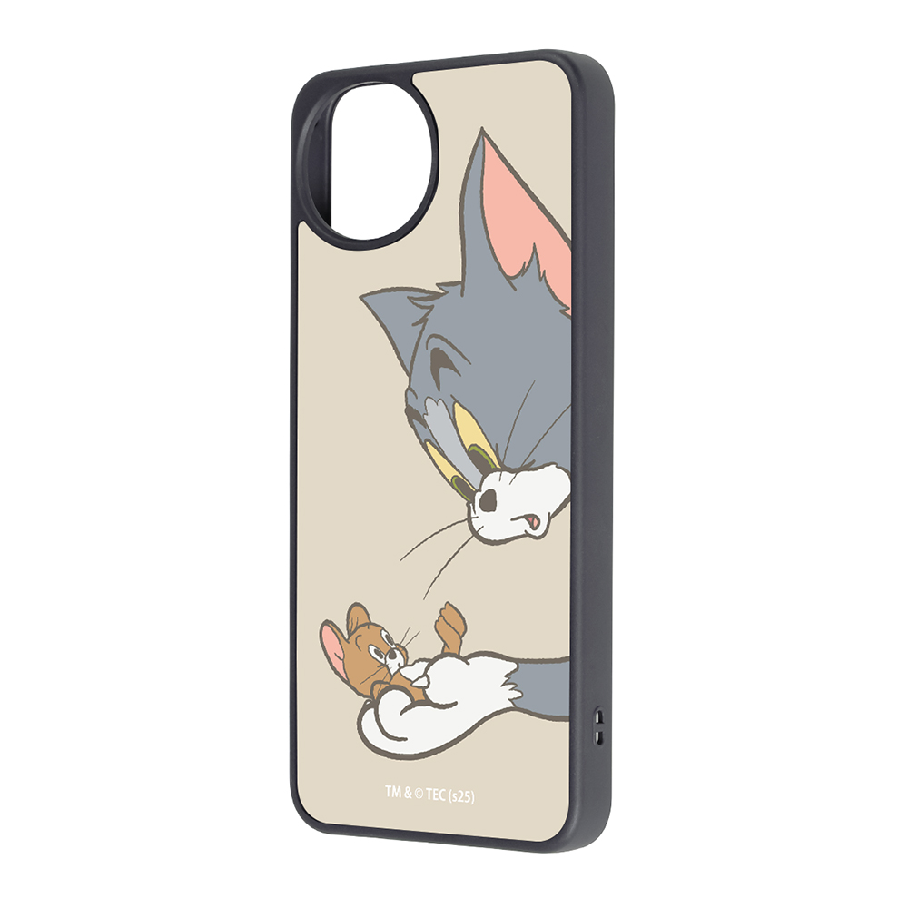 AQUOS wish5 トムとジェリー / maru 衝撃吸収 バンパー ハイブリッドケース/トムとジェリー_キャッチ