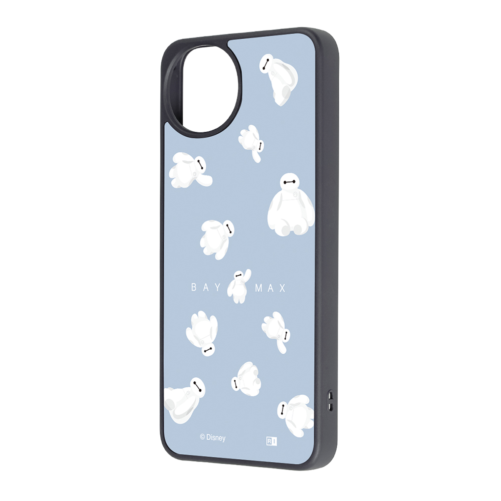 AQUOS wish5 ディズニー / maru 衝撃吸収 バンパー ハイブリッドケース/ベイマックス_ふわふわ