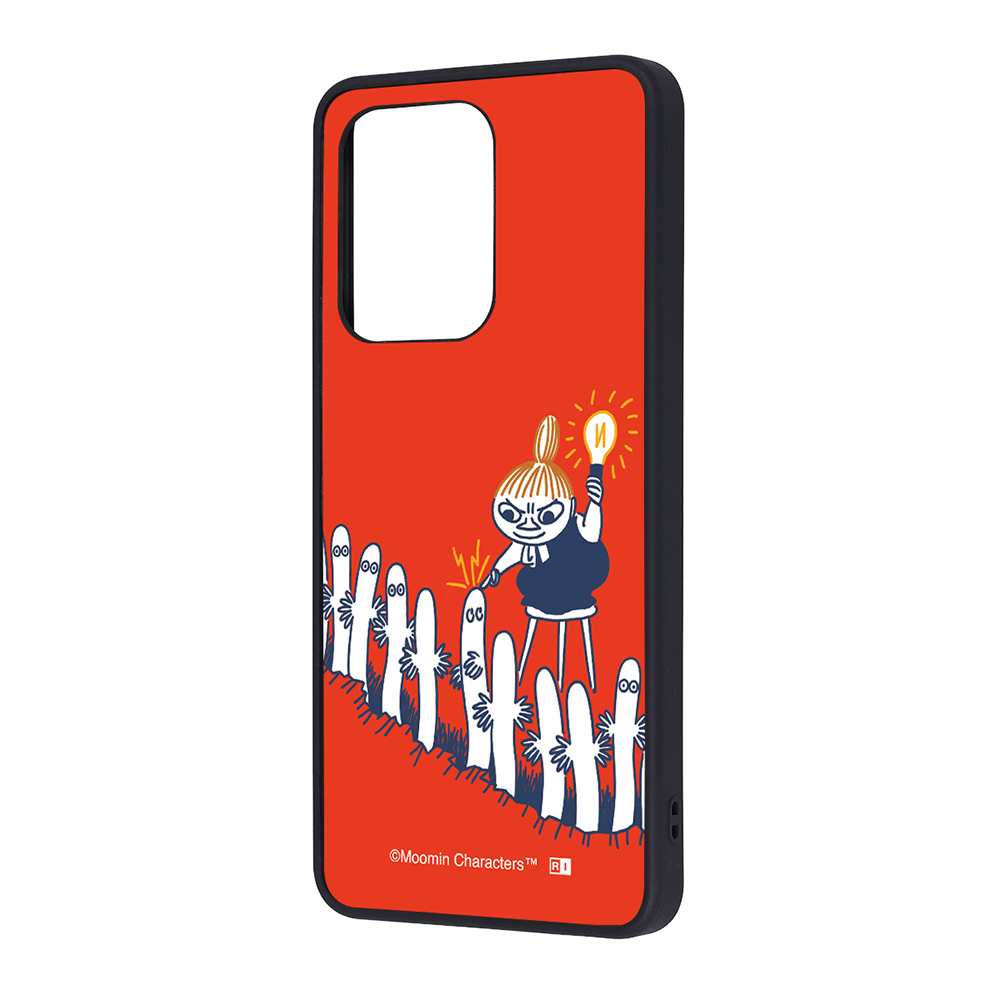 OPPO Reno13 A ムーミン / maru 衝撃吸収 バンパー ハイブリッドケース/リトルミイとニョロニョロ