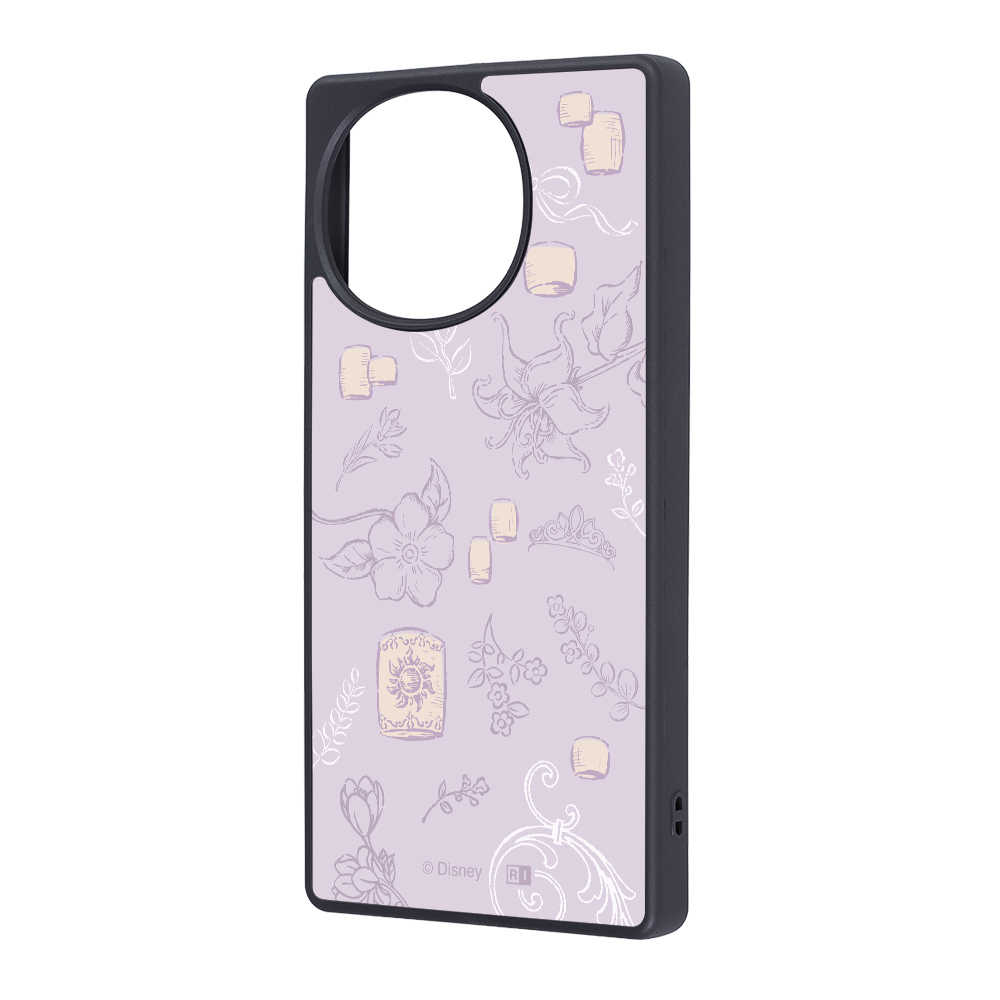 AQUOS R10/R9 ディズニー / maru 衝撃吸収 バンパー ハイブリッドケース/ラプンツェル_アイコン