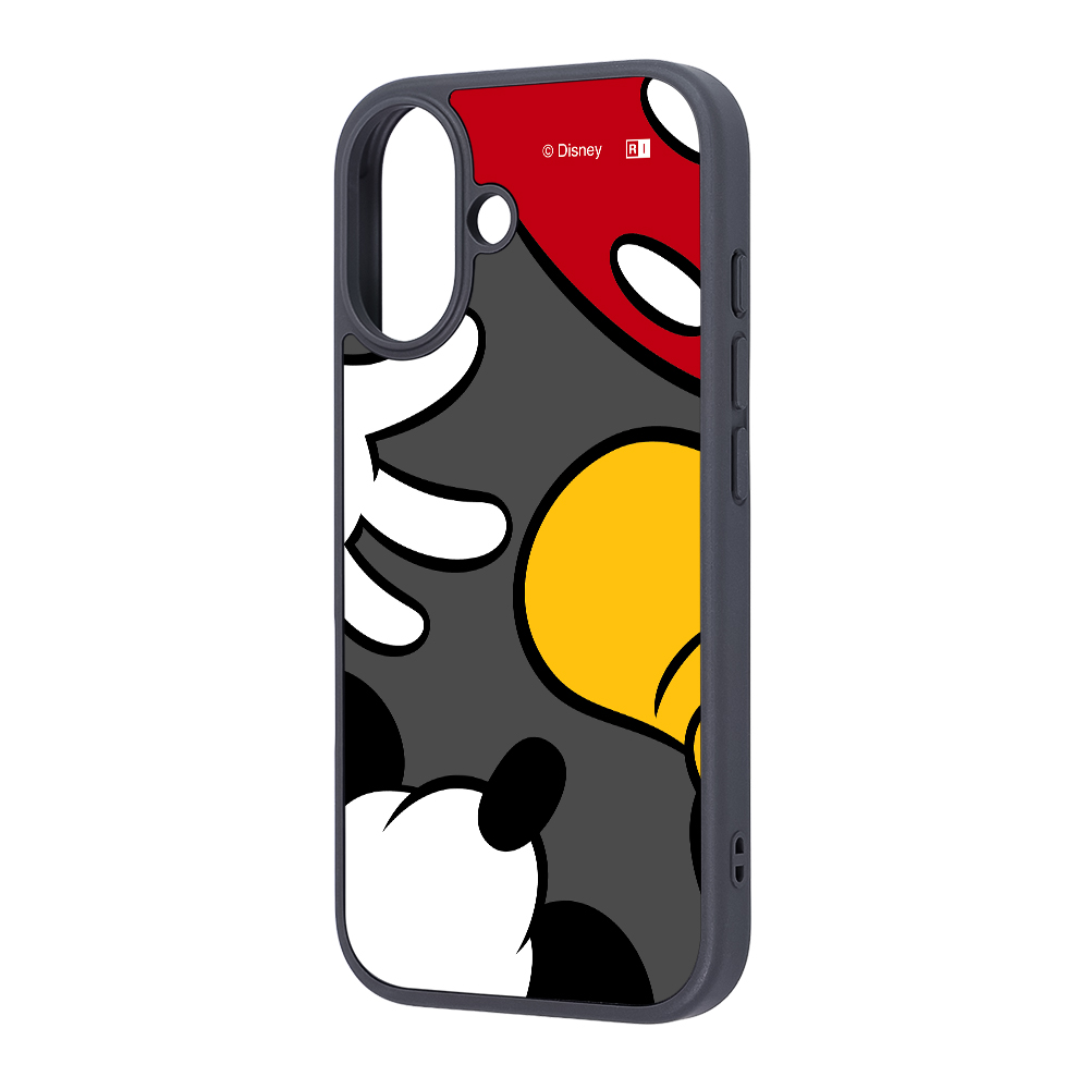 iPhone 17 / ディズニー / maru 衝撃吸収 バンパー ハイブリッドケース / ミッキーマウスカラー_1