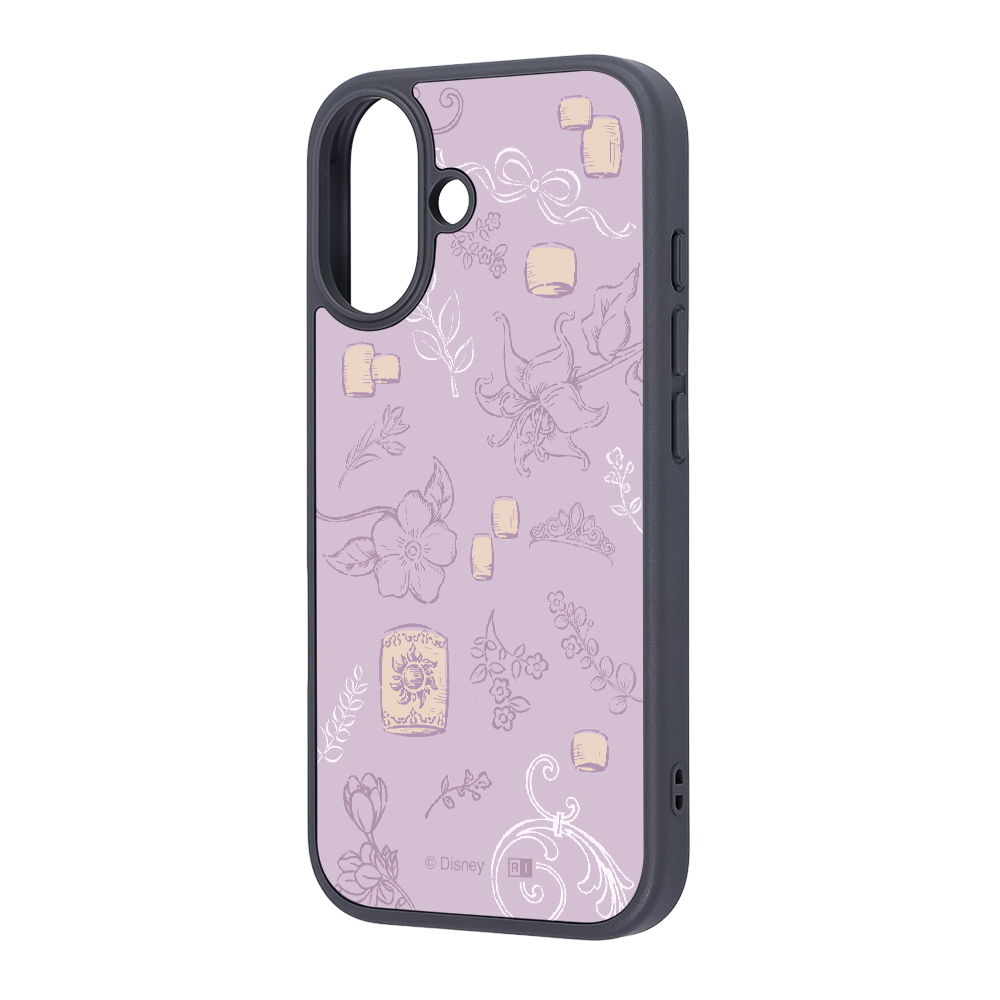 iPhone 17 / ディズニー / maru 衝撃吸収 バンパー ハイブリッドケース / ラプンツェル_アイコン