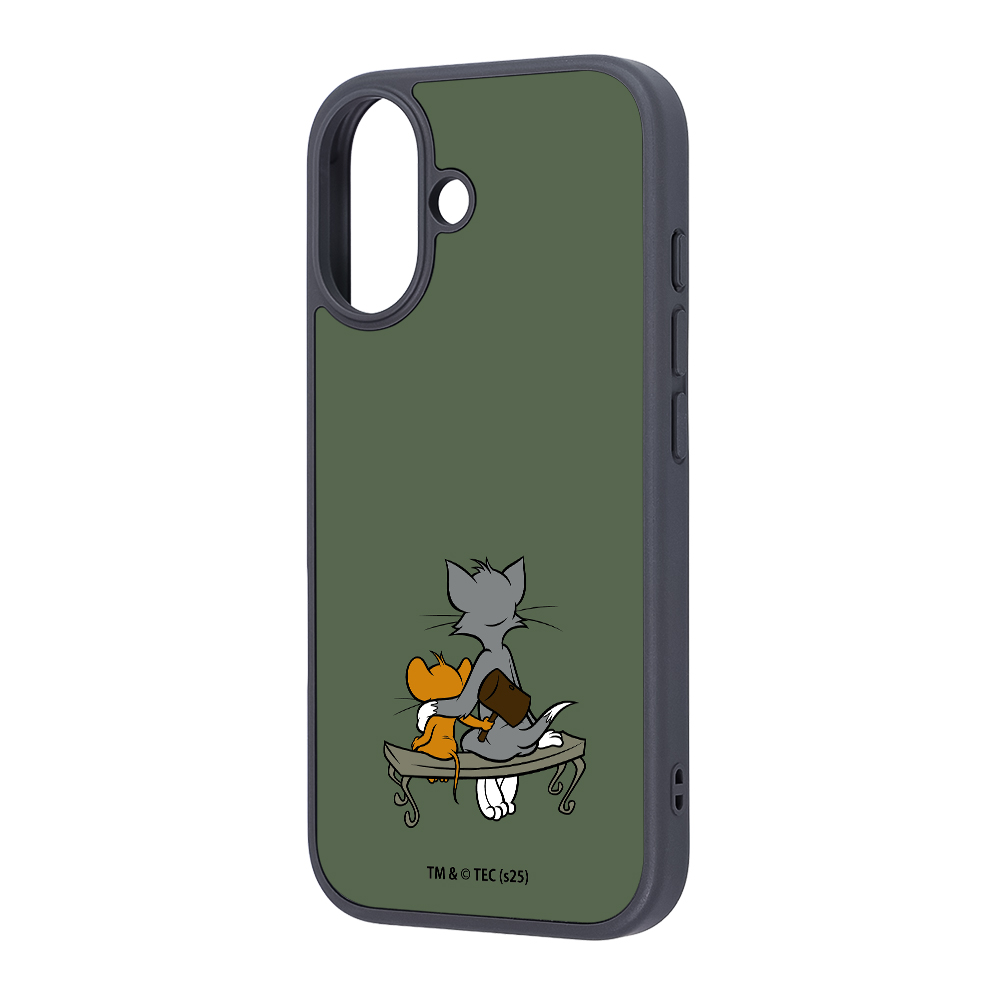 iPhone 17 / トムとジェリー / maru 衝撃吸収 バンパー ハイブリッドケース / ハンマー