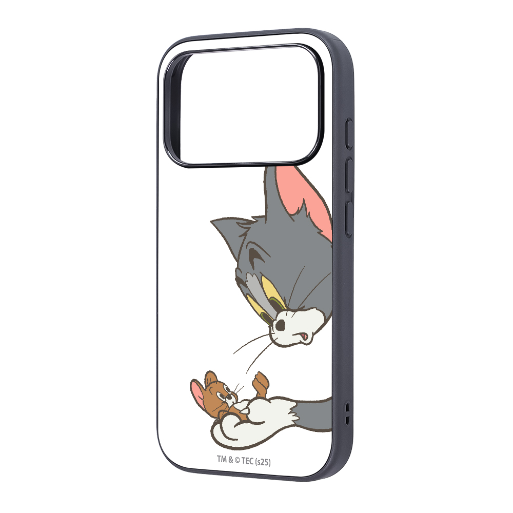 iPhone 17 Pro / トムとジェリー / maru 衝撃吸収 バンパー ハイブリッドケース / トムとジェリー_キャッチ_2