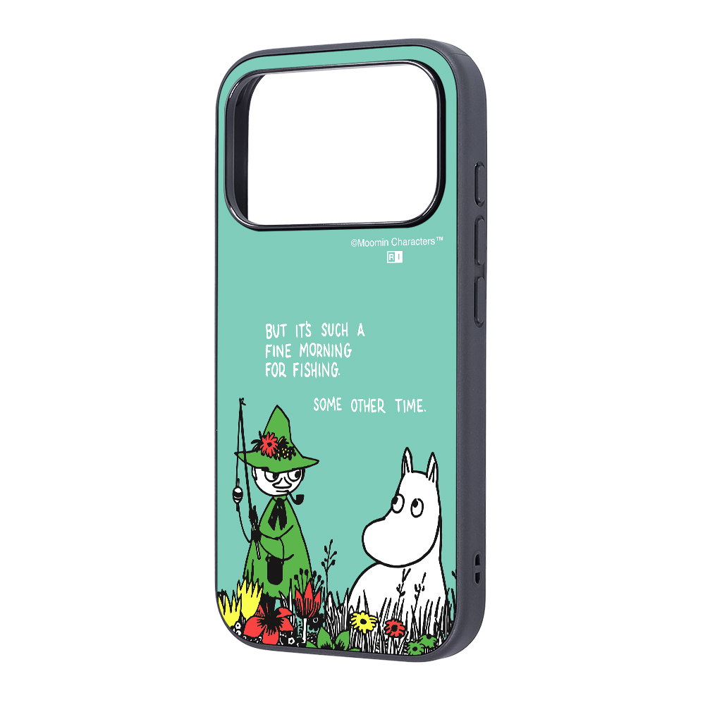iPhone 17 Pro / ムーミン / maru 衝撃吸収 バンパー ハイブリッドケース / ムーミン＆スナフキン