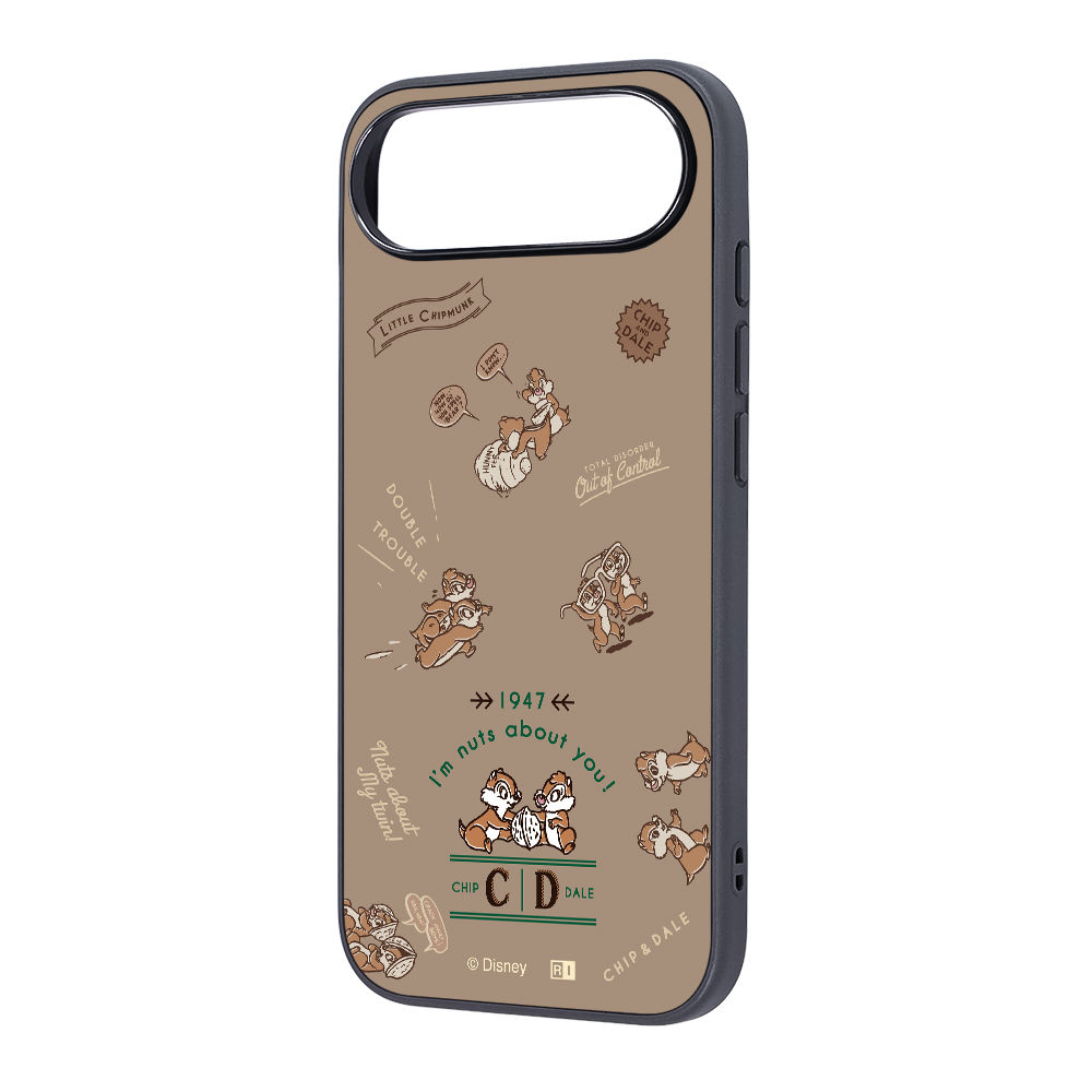 iPhone Air / ディズニー / maru 衝撃吸収 バンパー ハイブリッドケース / チップ＆デール_ベストフレンズ