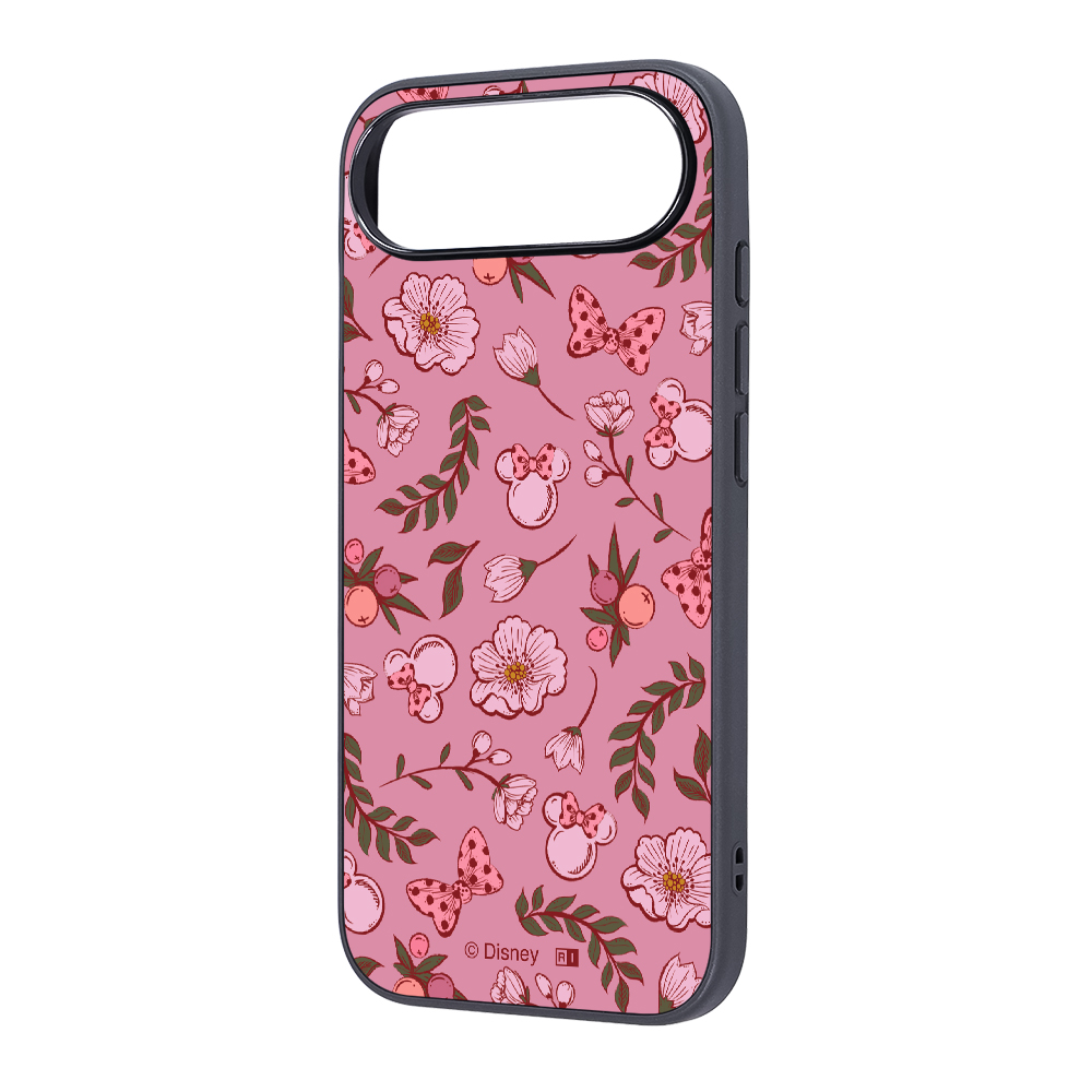 iPhone Air / ディズニー / maru 衝撃吸収 バンパー ハイブリッドケース / ミニーマウス_サクラピンク