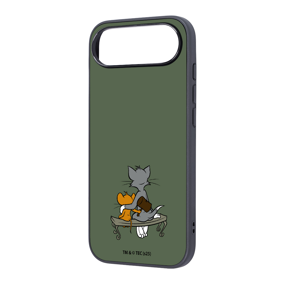 iPhone Air / トムとジェリー / maru 衝撃吸収 バンパー ハイブリッドケース / ハンマー