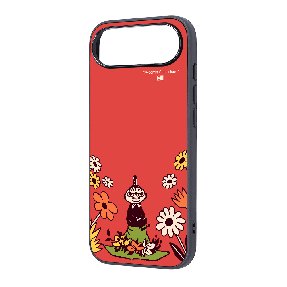 iPhone Air / ムーミン / maru 衝撃吸収 バンパー ハイブリッドケース / リトルミイ＆お花