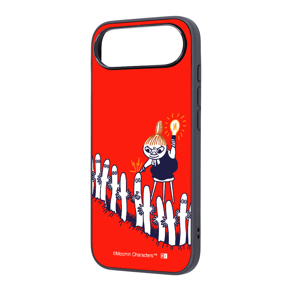 iPhone Air / ムーミン / maru 衝撃吸収 バンパー ハイブリッドケース / リトルミイとニョロニョロ