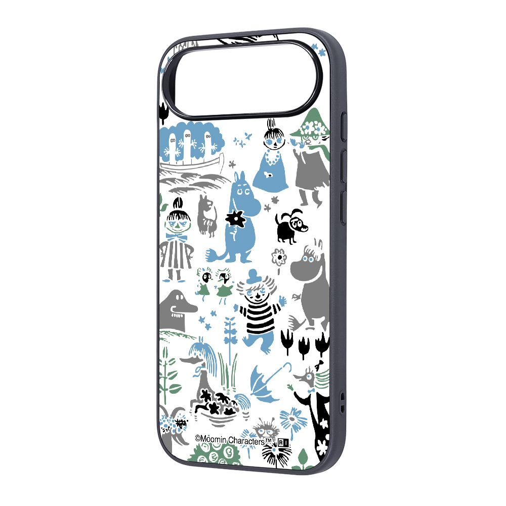 iPhone Air / ムーミン / maru 衝撃吸収 バンパー ハイブリッドケース / パターン_2