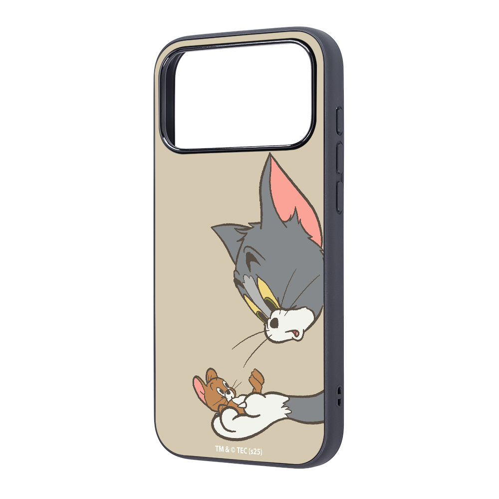 iPhone 17 Pro Max / トムとジェリー / maru 衝撃吸収 バンパー ハイブリッドケース / トムとジェリー_キャッチ