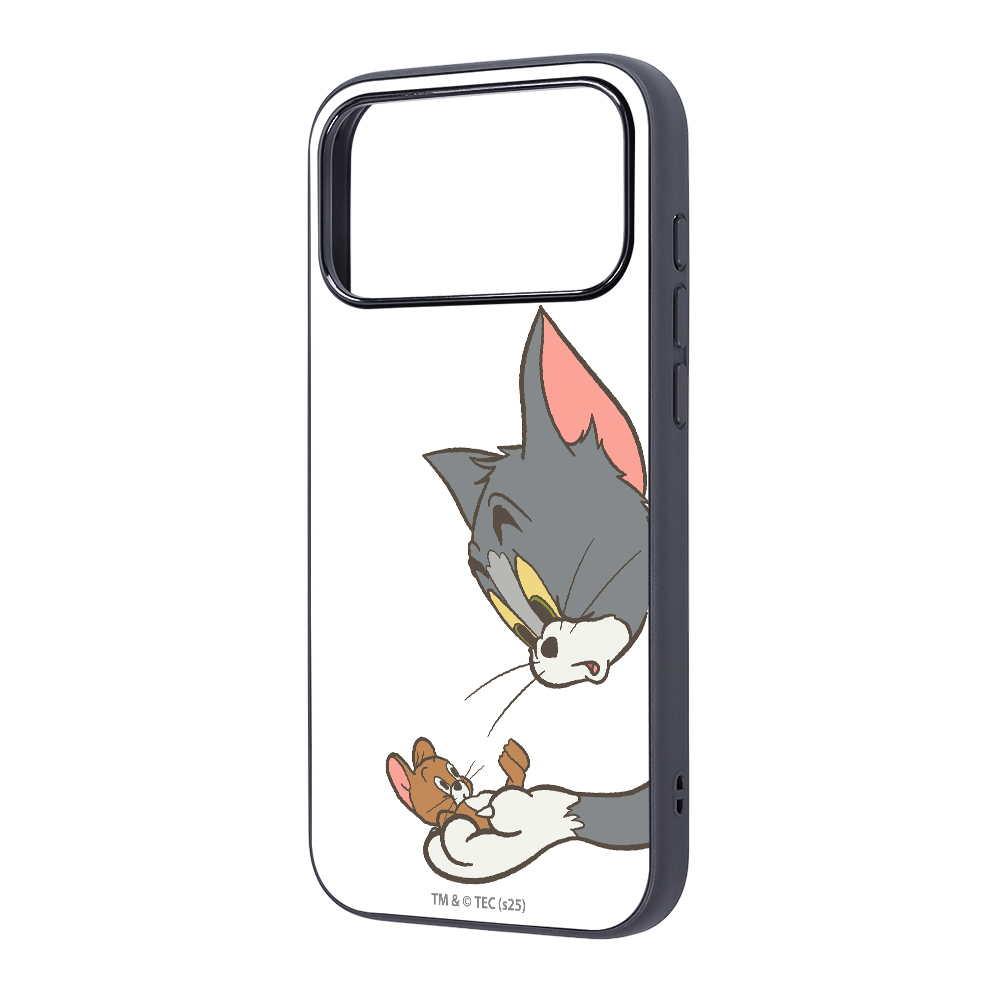 iPhone 17 Pro Max / トムとジェリー / maru 衝撃吸収 バンパー ハイブリッドケース / トムとジェリー_キャッチ_2