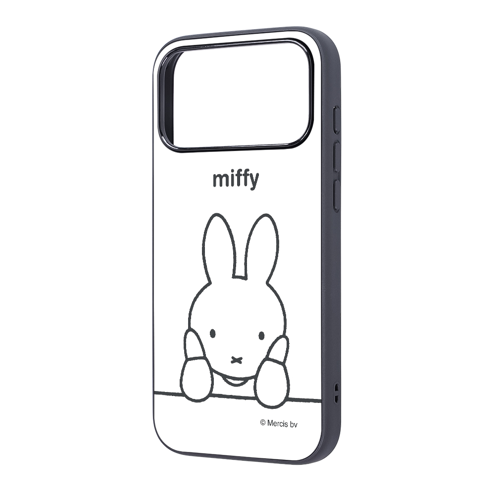 iPhone 17 Pro Max / ミッフィー / maru 衝撃吸収 バンパー ハイブリッドケース / ミッフィー/スタンダード