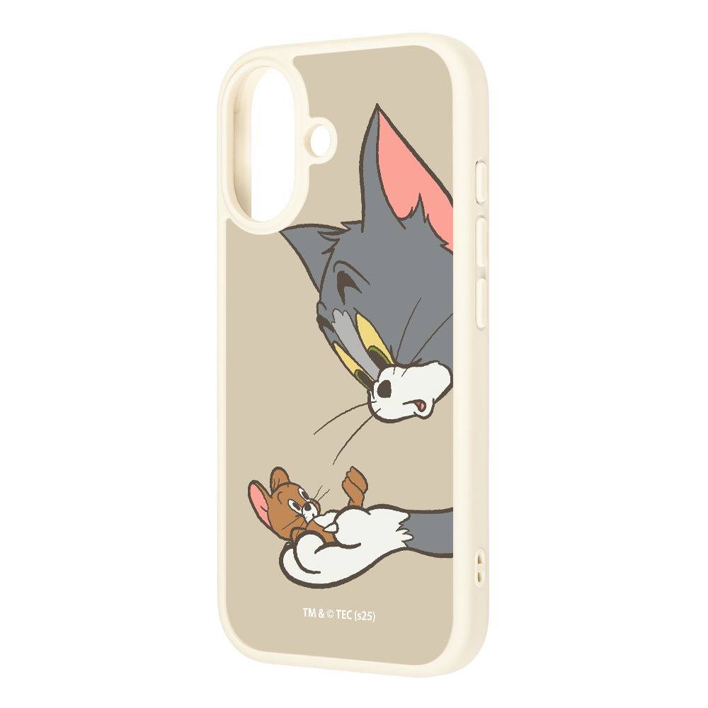 iPhone 17 / トムとジェリー / maru 衝撃吸収 バンパー ハイブリッドケース / トムとジェリー_キャッチ