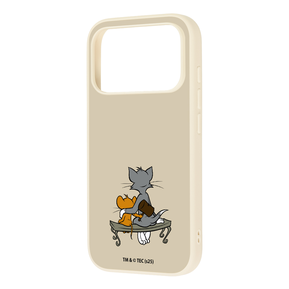 iPhone 17 Pro / トムとジェリー / maru 衝撃吸収 バンパー ハイブリッドケース / ハンマー_2