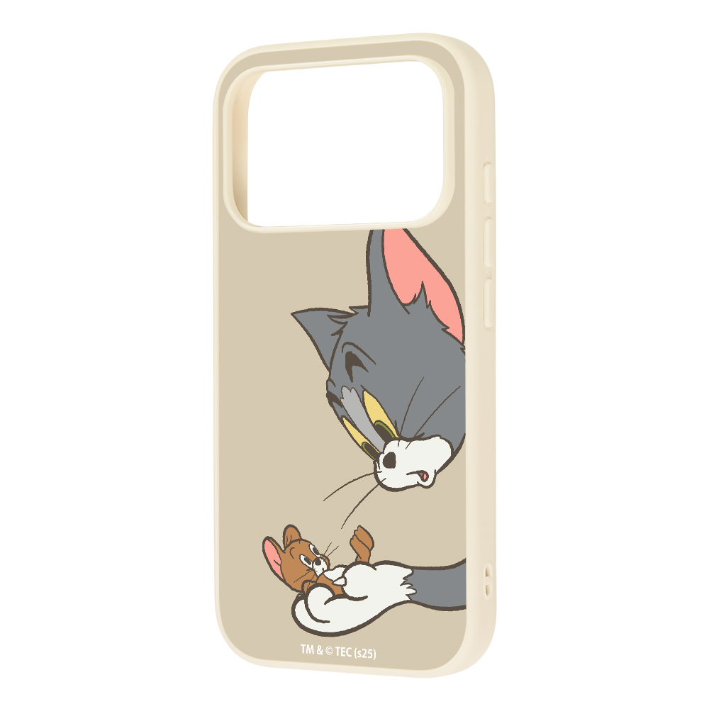 iPhone 17 Pro / トムとジェリー / maru 衝撃吸収 バンパー ハイブリッドケース / トムとジェリー_キャッチ