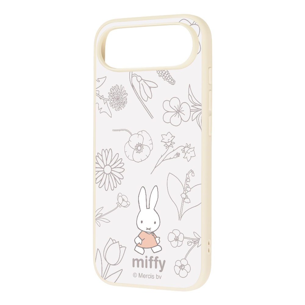 iPhone Air / ミッフィー / maru 衝撃吸収 バンパー ハイブリッドケース / フラワー
