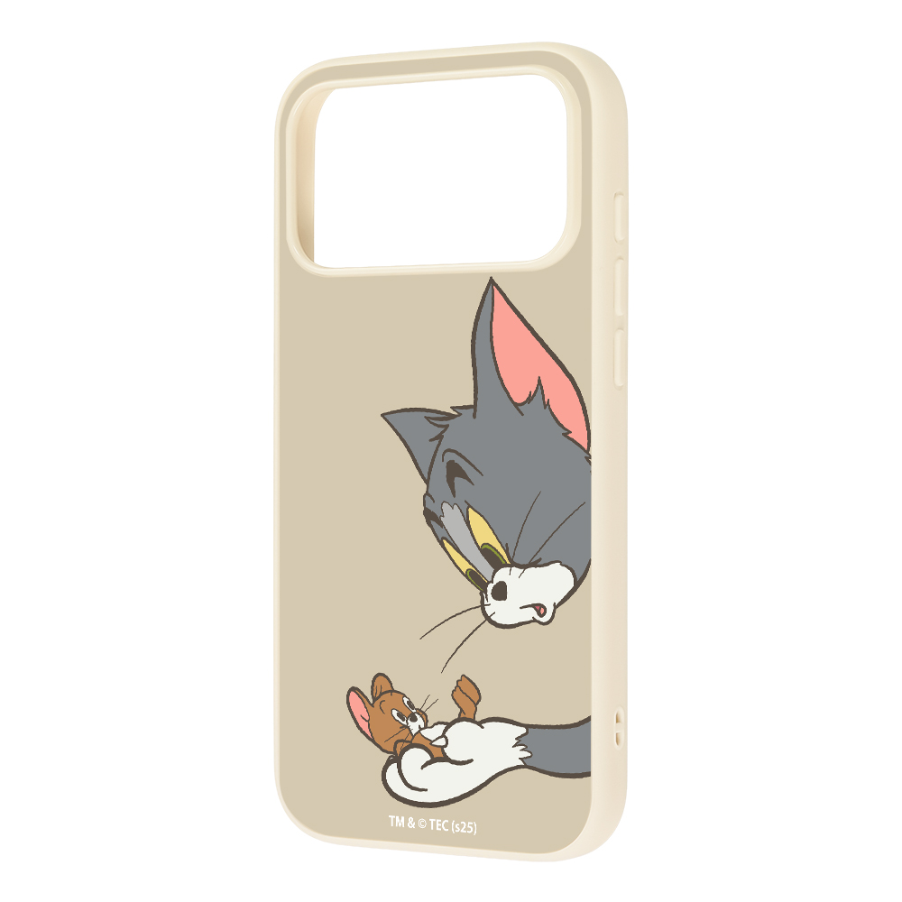 iPhone 17 Pro Max / トムとジェリー / maru 衝撃吸収 バンパー ハイブリッドケース / トムとジェリー_キャッチ