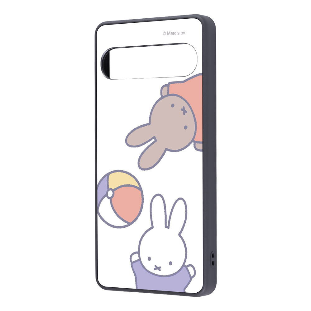 Xperia 10 VII / ミッフィー / maru 衝撃吸収 バンパー ハイブリッドケース / ミッフィーとメラニー