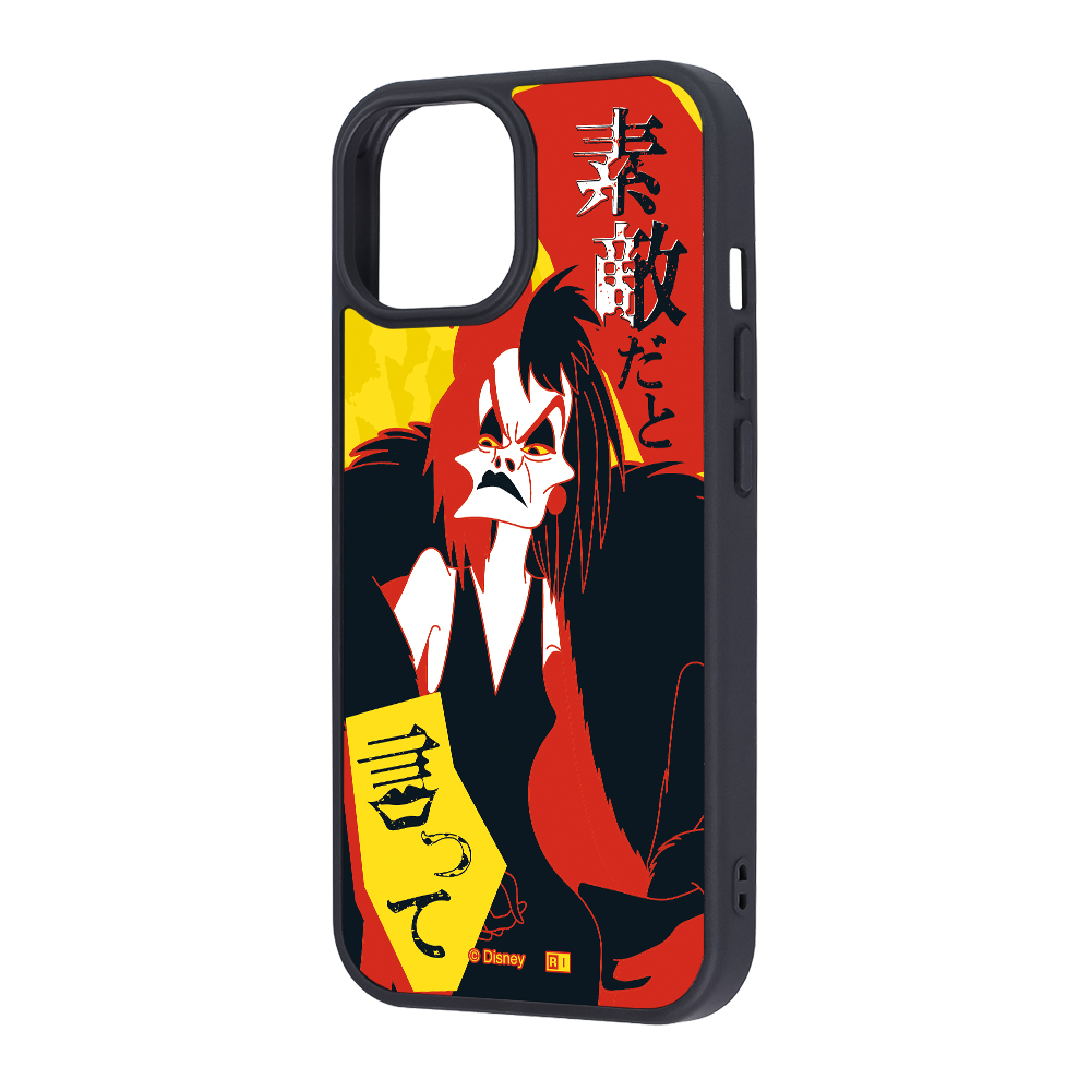 iPhone 15/14/13 / ディズニー / maru 衝撃吸収 バンパー ハイブリッドケース / ヴィランズ_クルエラ