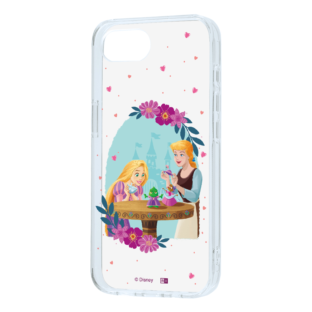 iPhone 16e / ディズニー / 耐衝撃 ハイブリッドケース / ラプンツェルとシンデレラ