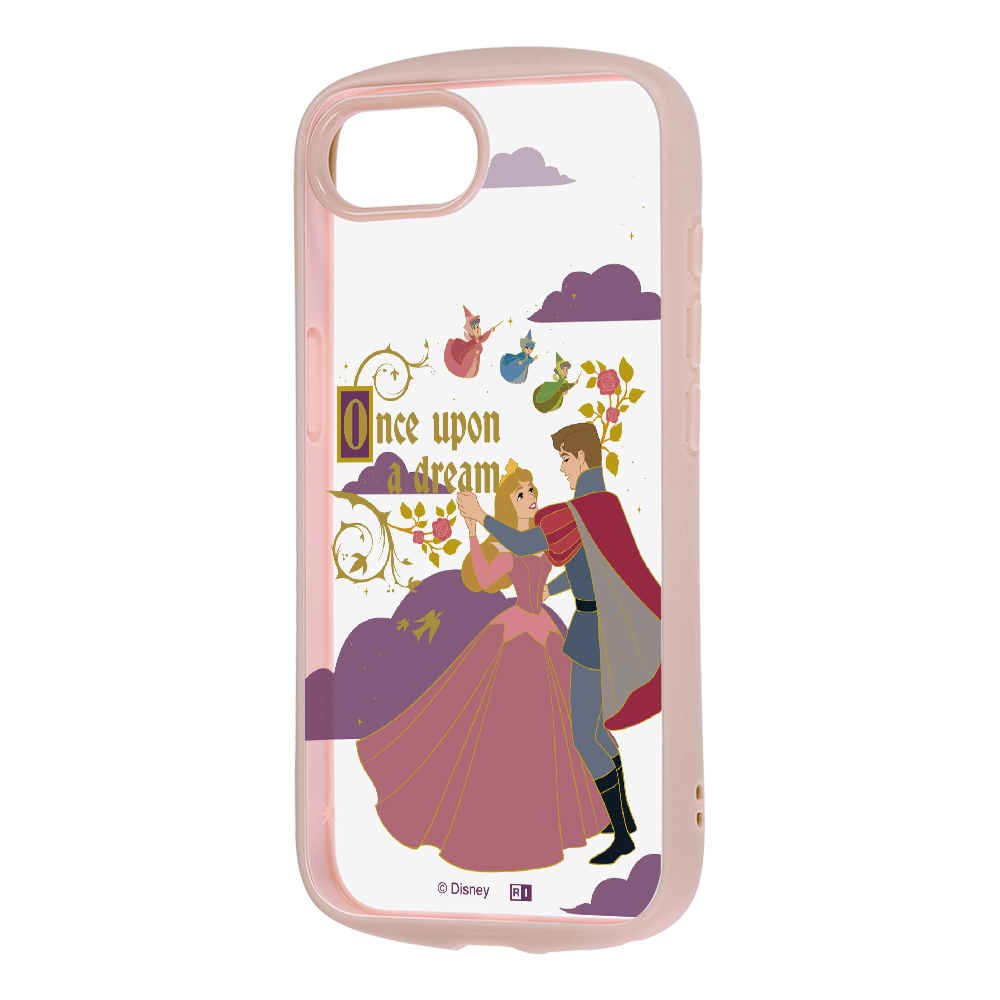 iPhone 16e / ディズニー / Puffull 衝撃吸収 バンパー ハイブリッドケース / オーロラ_ダンス