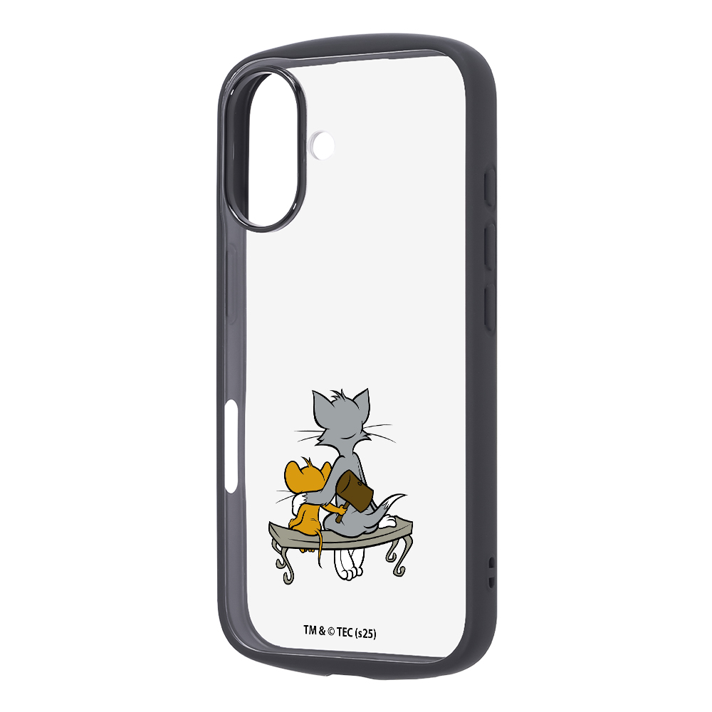 iPhone 16 / トムとジェリー / Puffull 衝撃吸収 バンパー ハイブリッドケース / ハンマー_4