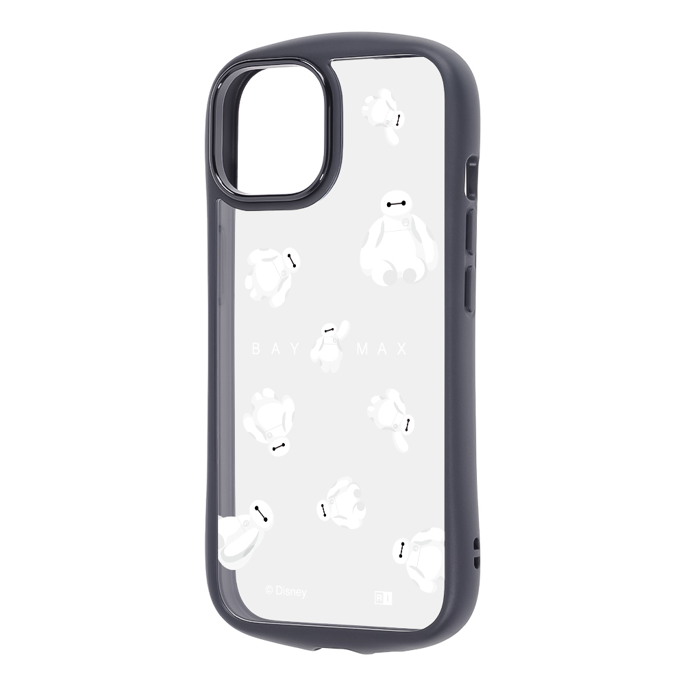 iPhone 15/14/13 / ディズニー / Puffull 衝撃吸収 バンパー ハイブリッドケース / ベイマックス_ふわふわ2
