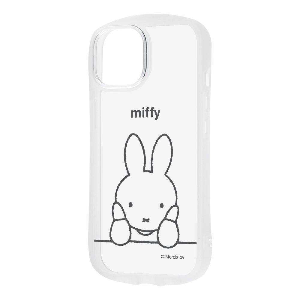 iPhone 15/14/13 / ミッフィー / Puffull 衝撃吸収 バンパー ハイブリッドケース / ミッフィー/スタンダード4