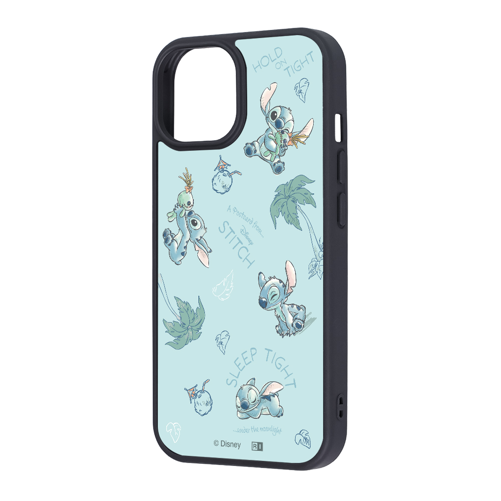 iPhone 15/14/13 / ディズニー / maru 衝撃吸収 バンパー ハイブリッドケース / いろんなスティッチ