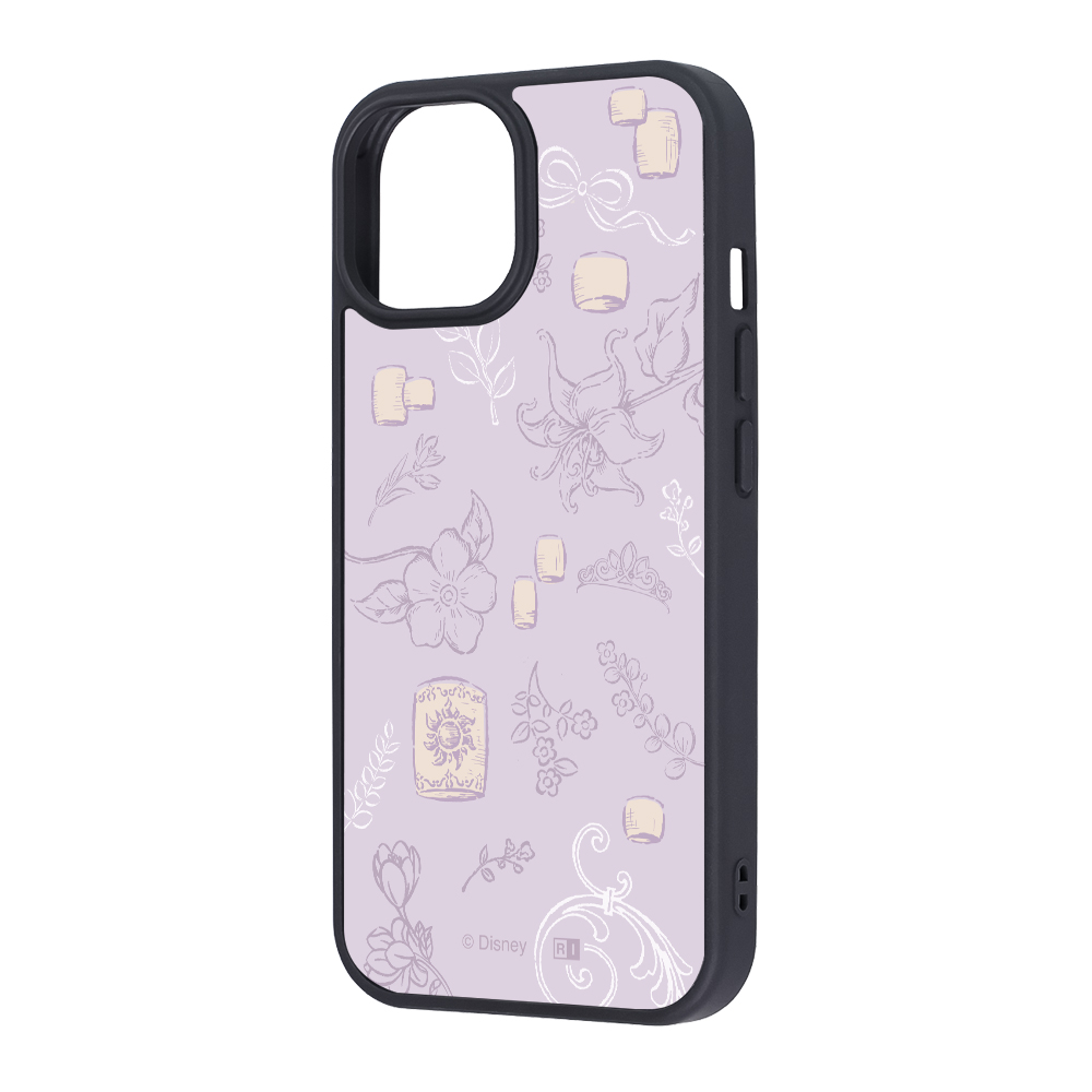 iPhone 15/14/13 / ディズニー / maru 衝撃吸収 バンパー ハイブリッドケース / ラプンツェル_アイコン