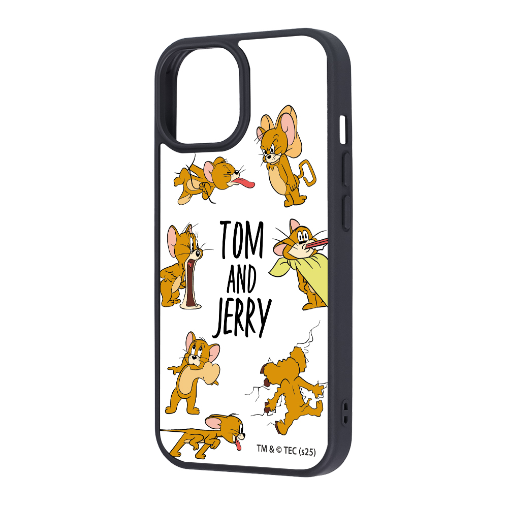 iPhone 15/14/13 / トムとジェリー / maru 衝撃吸収 バンパー ハイブリッドケース / おかしなジェリー2