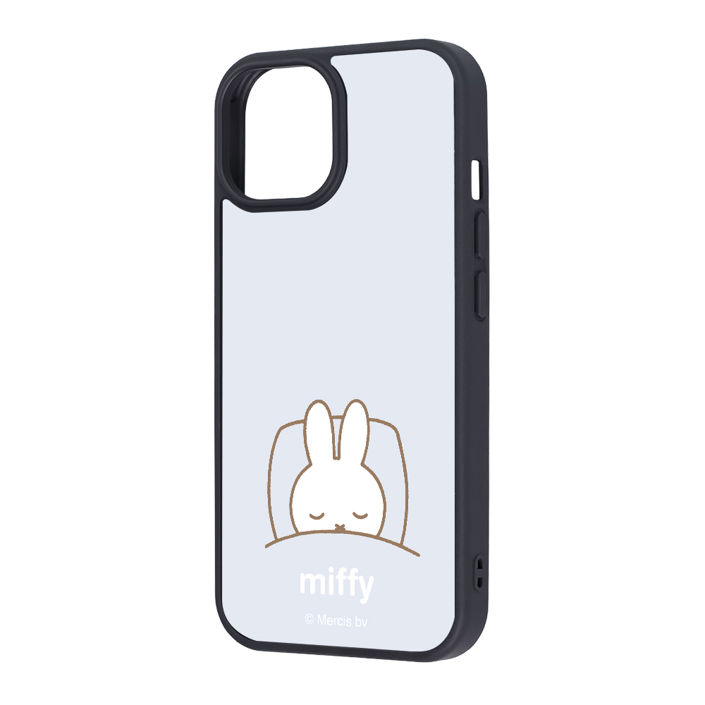 iPhone 15/14/13 / ミッフィー / maru 衝撃吸収 バンパー ハイブリッドケース / ミッフィー_おやすみ