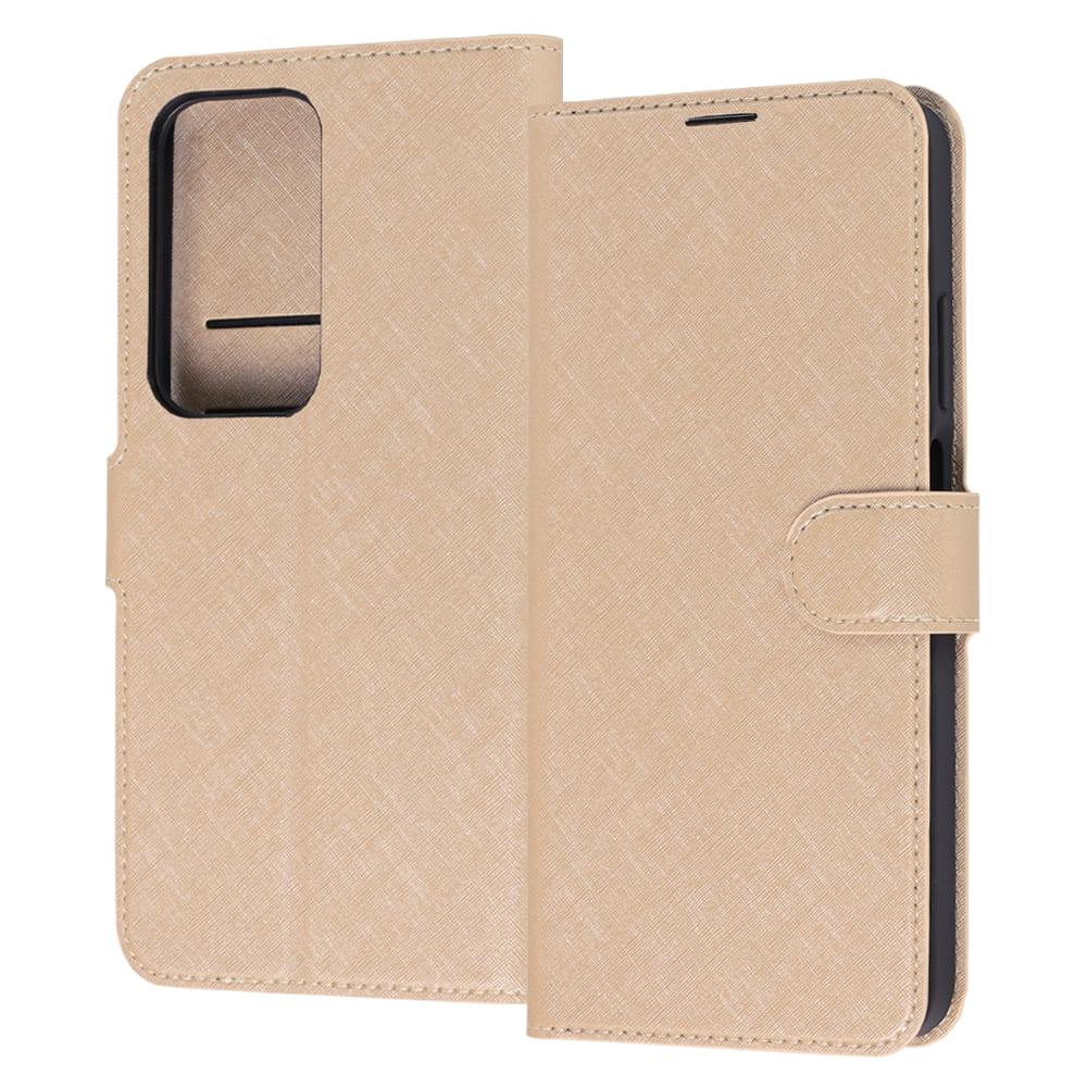 A3 5G後継 / 手帳型ケース シンプル マグネット / ベージュ