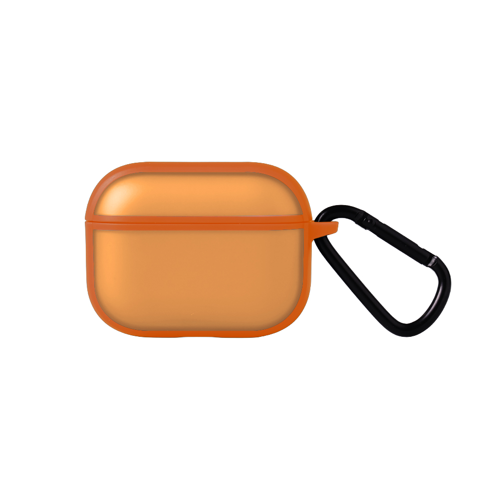 AirPods Pro 3 / 耐衝撃 カラーケース シルキーマット / オレンジ